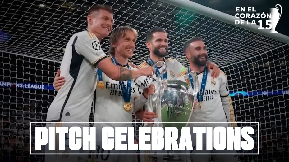 Відео до фільму EN EL CORAZ&Oacute;N DE LA 15 | POV: You're ON THE PITCH with Real Madrid celebrating the Champions League!