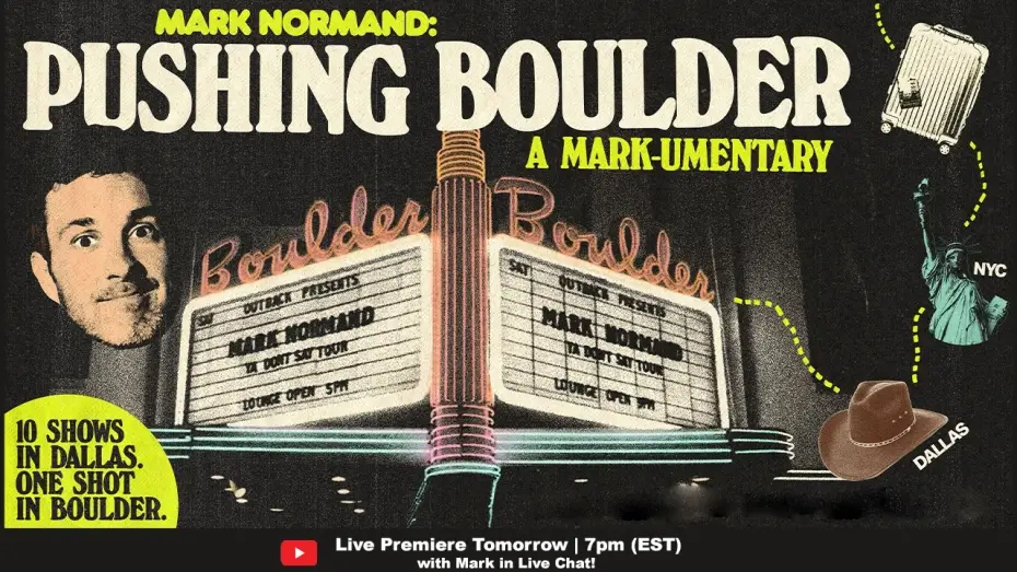 Відео до фільму Pushing Boulder: A Mark-umentary — 'Pushing Boulder' Trailer | A NEW FULL LENGTH MARK-UMENTARY | LIVE PREMIERE TMRW!!!!!