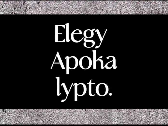 Відео до фільму Elegy Apokalypto — Elegy Apokalypto: A Fringe Hippo Anthology Film