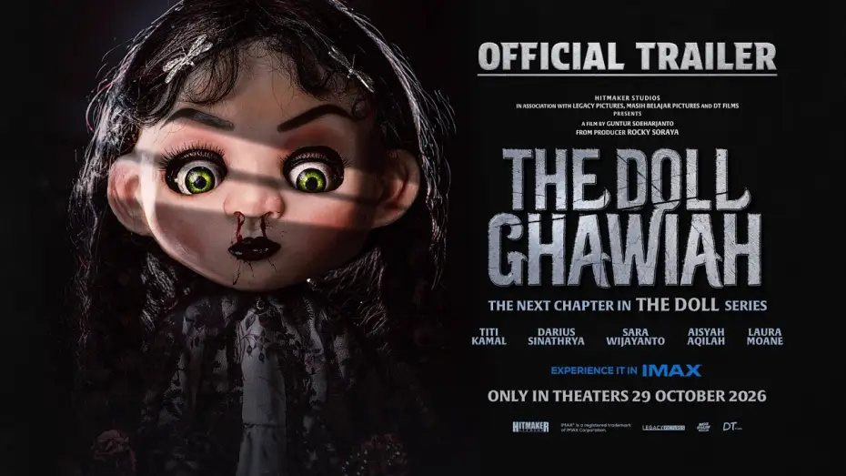 Відео до фільму The Doll Ghawiah — Official Trailer The Doll Ghawiah - Tayang di Bioskop 29 Oktober 2026