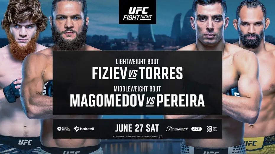 Відео до фільму UFC Fight Night 280: Fiziev vs. Torres — UFC Baku: Fiziev vs Torres  - June 27th | Fight Promo