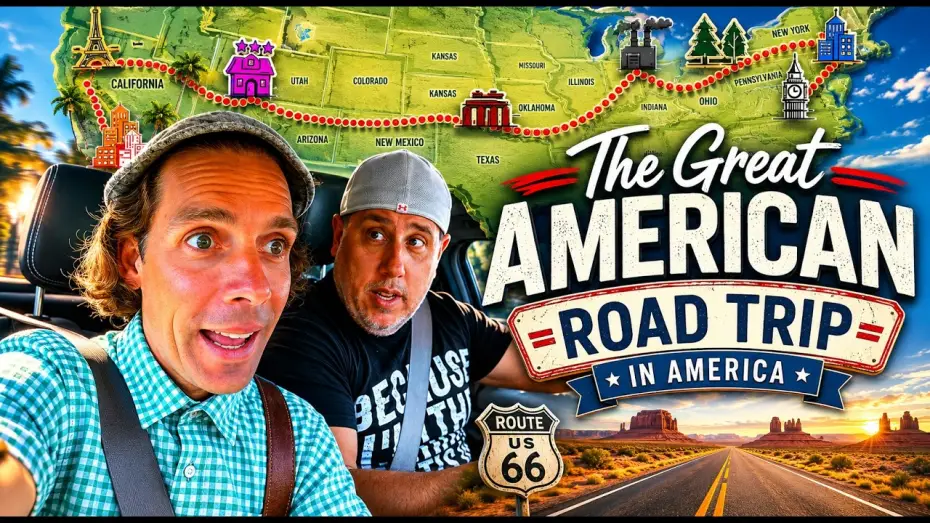 Відео до фільму The Great American Road Trip in America — The Great American Road Trip in America  TRAILER Public
