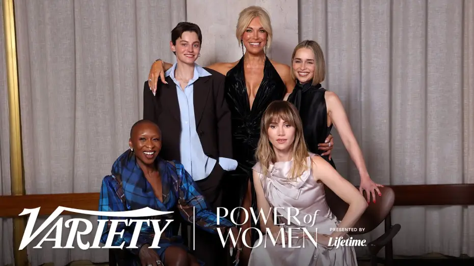 Відео до фільму Variety’s Power of Women London — Cynthia Erivo, Emilia Clarke, Suki Waterhouse, Emma Corrin and Hannah Waddingham | Power of Women