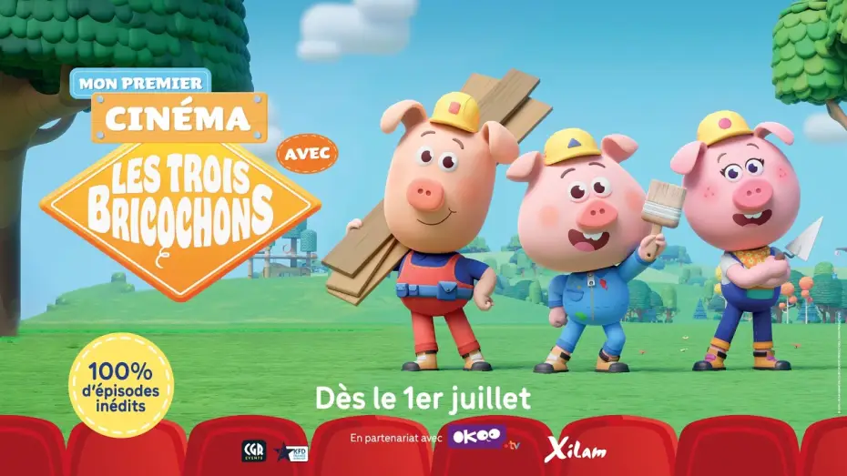 Відео до фільму Les trois bricochons | Bande-annonce | Mon premier cin&eacute;ma avec Les Trois Bricochons, au cin&eacute;ma le 1er juillet !