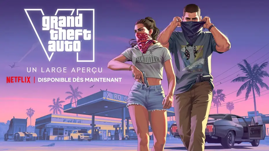 Відео до фільму Grand Theft Auto VI: An Extended Look — Grand Theft Auto VI : Un large aperçu, disponible dès maintenant | Netflix