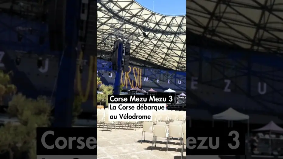 Відео до фільму Corsu Mezu Mezu - Un soir au Vélodrome avec Patrick Fiori — Corse Mezu Mezu 3 : les coulisses de la Corse qui débarque à Marseille