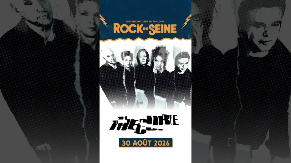 Відео до фільму The Cure - Rock en Seine 2026 — 🎸 𝙋𝙍𝙀𝙈𝙄𝙀̀𝙍𝙀 𝘼𝙉𝙉𝙊𝙉𝘾𝙀 𝙍𝙊𝘾𝙆 𝙀𝙉 𝙎𝙀𝙄𝙉𝙀 𝟮𝟬𝟮𝟲 🎸