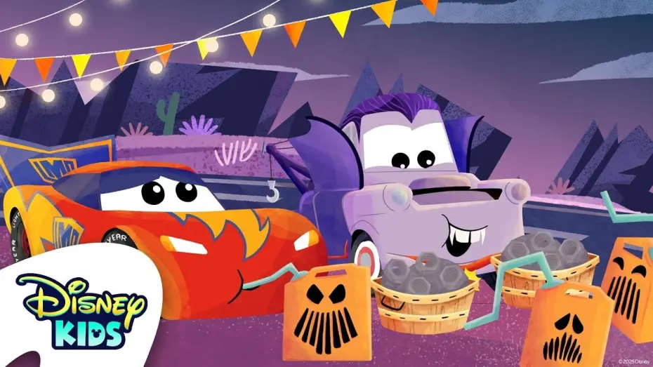 Відео до фільму Cars: Spooky Halloween Adventure — Cars: Lightning McQueen and Mater's Spooky Halloween Adventure🎃 🧛 | @disneykids