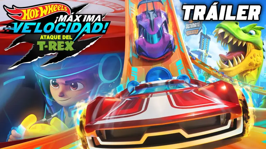 Відео до фільму Hot Wheels Let's Race: Attack of the T-Rex — Hot Wheels ¡a correr!: ATAQUE DEL T-REX | Tráiler oficial | ¡Próximamente!
