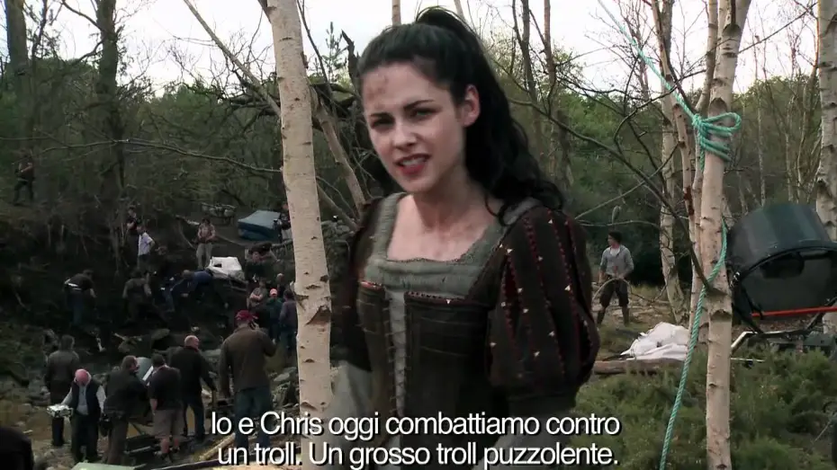 Відео до фільму Білосніжка та мисливець | Sul set di Biancaneve e il Cacciatore - La lotta con il Troll (sottotitoli in italiano)