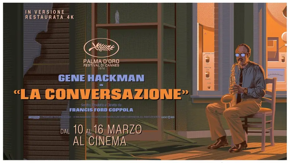 Відео до фільму Розмова | La conversazione di Francis Ford Coppola con Gene Hackman | Evento speciale in 4K dal 10 a 16 marzo