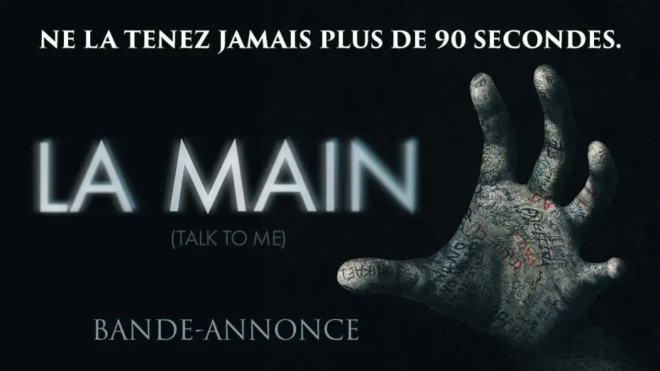 Відео до фільму Говори до мене — LA MAIN  - Bande-annonce (VF)