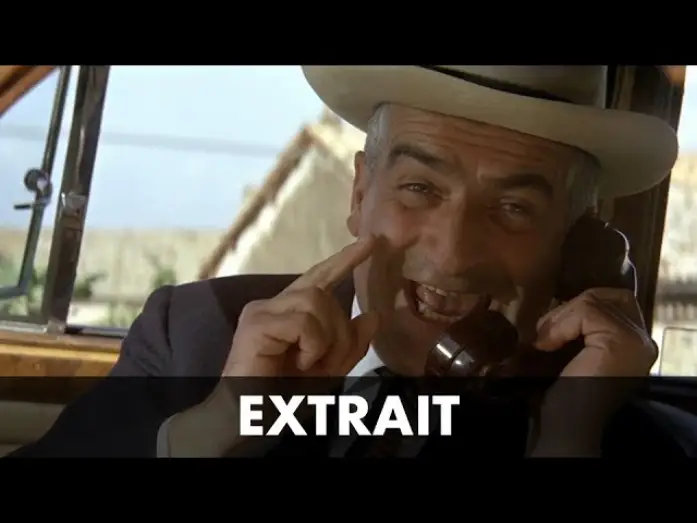 Відео до фільму Роззява — Le Corniaud - Extrait - "Ein großer salopard !"