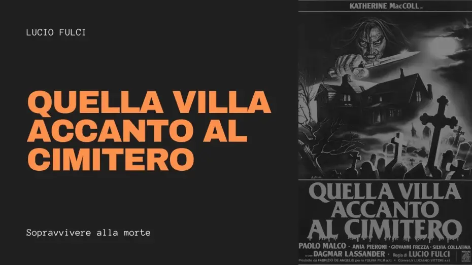Відео до фільму Будинок біля цвинтаря — Trailer (IT): Quella Villa Accanto Al Cimitero (Lucio Fulci, 1981)