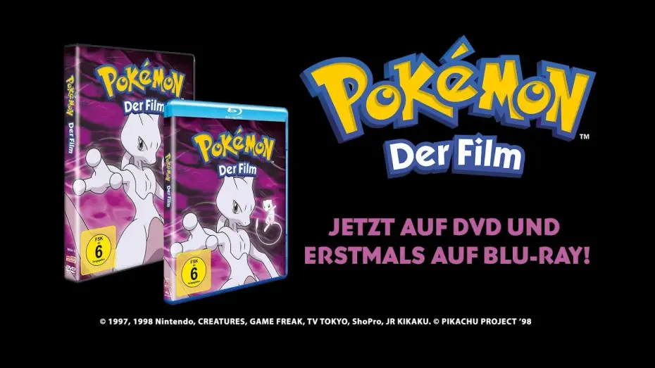 Відео до фільму 劇場版ポケットモンスター ミュウツーの逆襲 | Pok&eacute;mon &ndash; Der Film - Trailer [HD] Deutsch / German