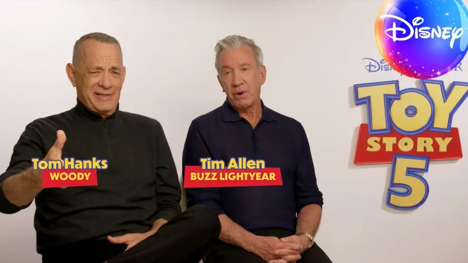 Відео до фільму Історія іграшок 5 — Tom Hanks and Tim Allen Talk Toy Story 5