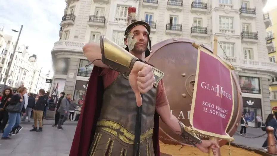 Відео до фільму Гладіатор 2 | Gran escudo en Madrid