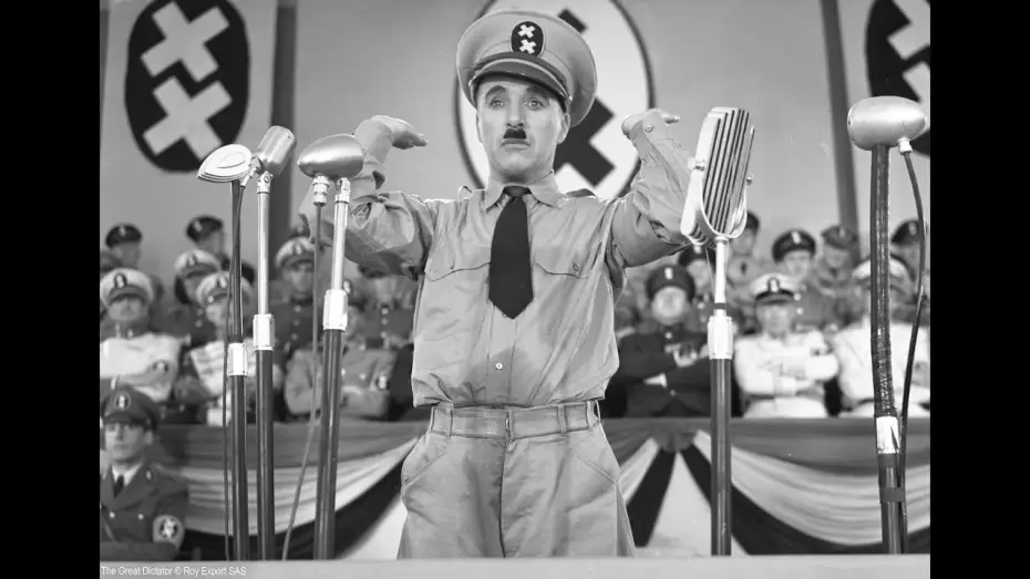 Відео до фільму Великий диктатор | Charlie Chaplin - Le discours d'Adenoid Hynkel - Le Dictateur - VF - Fran&ccedil;ais