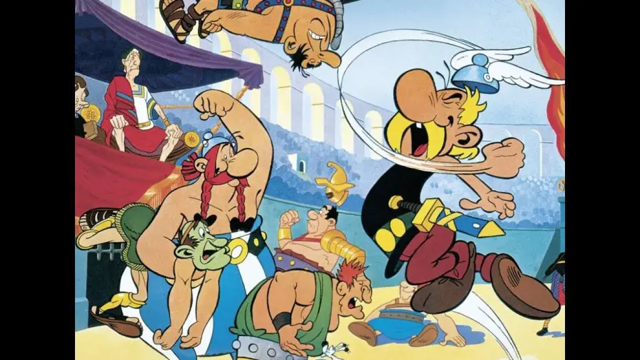 Відео до фільму 12 подвигів Астерікса — ASTERIX EROBERT ROM - Trailer (1976)