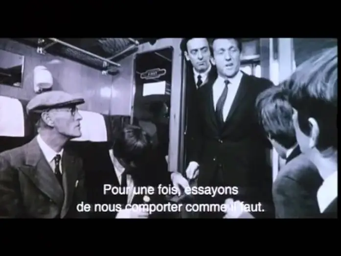 Відео до фільму A Hard Day's Night — Quatre garçons dans le vent ( bande annonce VOST )