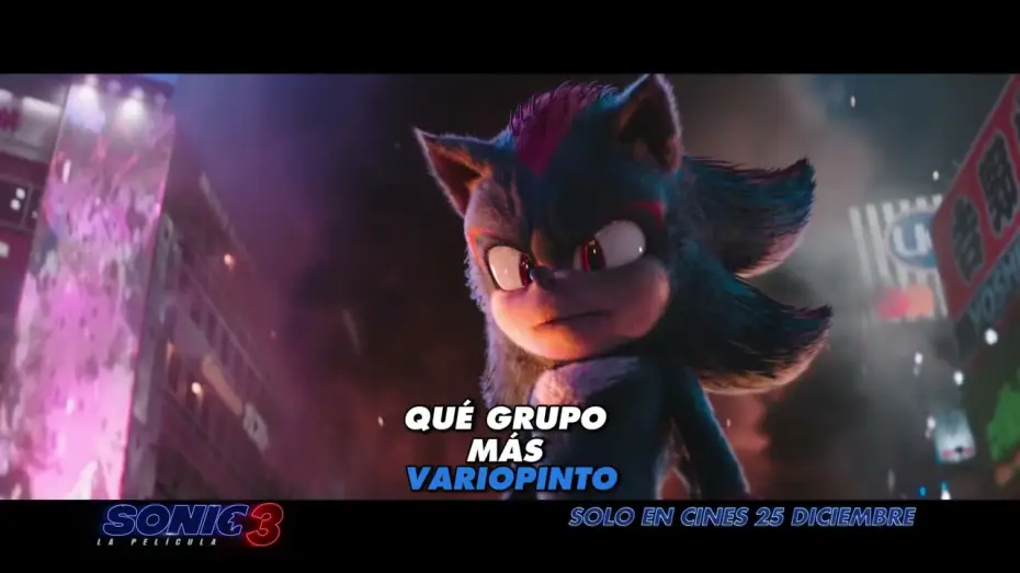 Відео до фільму Їжак Сонік 3 | Sonic y su equipo