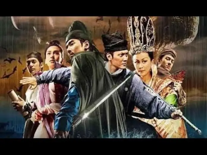 Відео до фільму 狄仁杰之神都龙王 — El joven detective Dee: El poder del dragón marino (Trailer español)