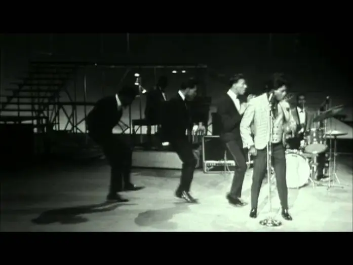 Відео до фільму Король соулу: Джеймс Браун — James Brown performs and dances to "Out of Sight" on the TAMI Show (Live)