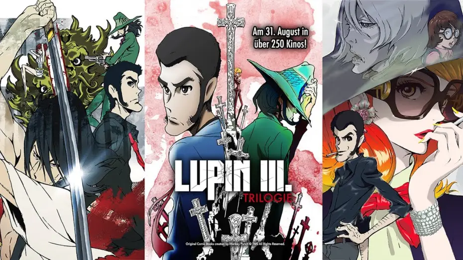 Відео до фільму LUPIN THE IIIRD 次元大介の墓標 — Die Lupin III.–Trilogie (Kino-Trailer)