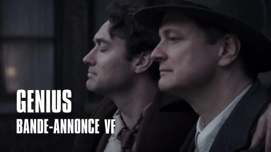 Відео до фільму Геній — Genius avec Colin Firth et Jude Law - Bande-Annonce VF