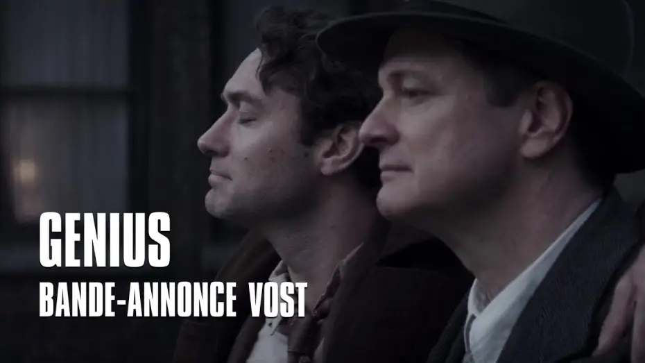 Відео до фільму Геній — Genius avec Colin Firth et Jude Law - Bande-Annonce VOST