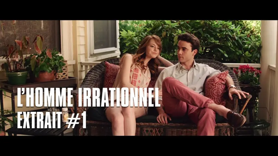 Відео до фільму Ірраціональна людина — L'homme irrationnel de Woody Allen - Extrait #1 Emma Stone & Jamie Blackley