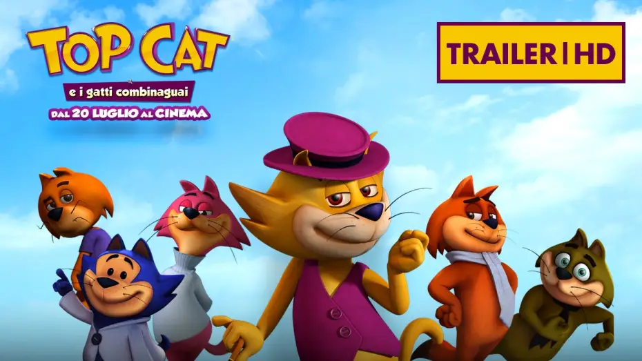 Відео до фільму Банда котиків — TOP CAT E I GATTI COMBINAGUAI - Trailer Italiano Ufficiale