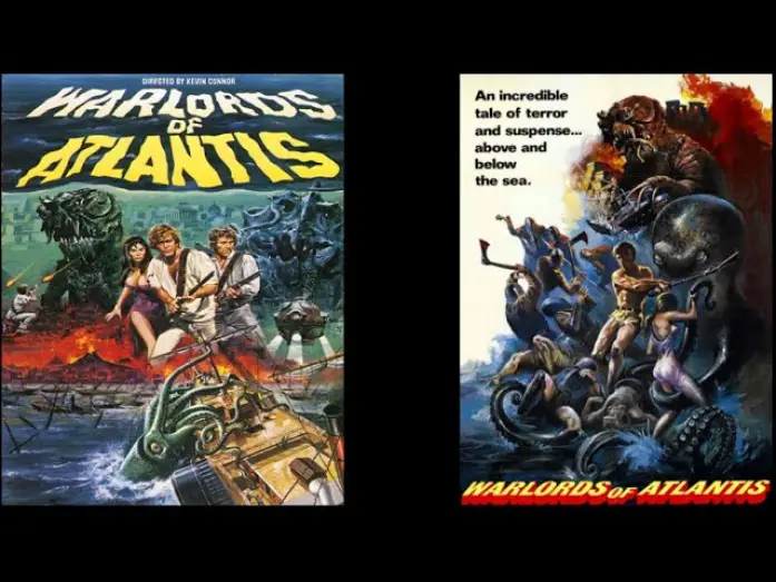 Відео до фільму Войовники Атлантиди — Warlords of Atlantis 1978 music by Michael Vickers