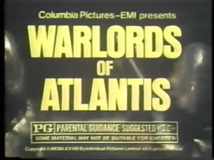 Відео до фільму Войовники Атлантиди — Warlords of Atlantis 1978 TV trailer