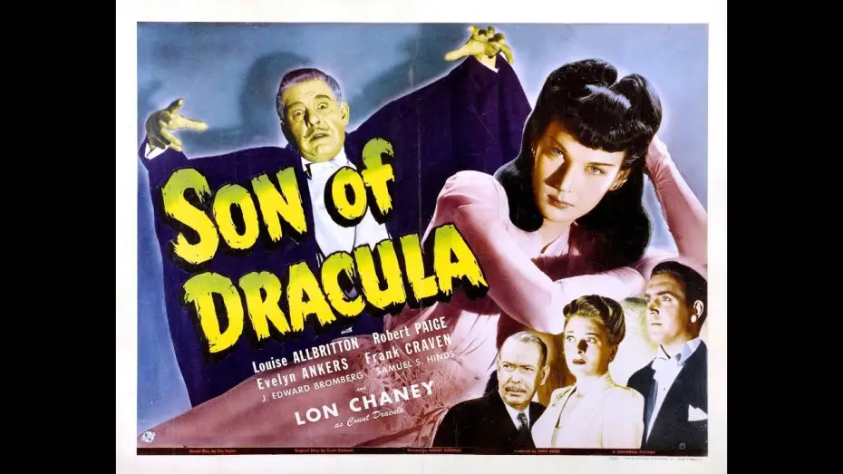 Відео до фільму Син Дракули — Son of Dracula (1943), Re-Release Trailer