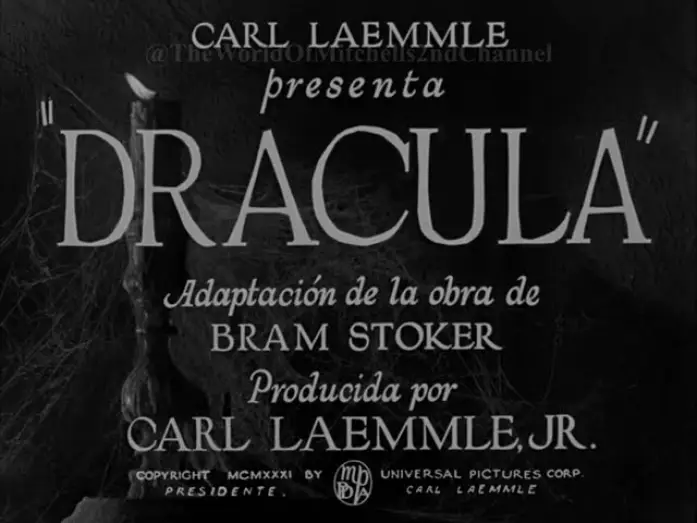 Відео до фільму Дракула — Dracula (1931) [Spanish version] with recreated titles (HD)