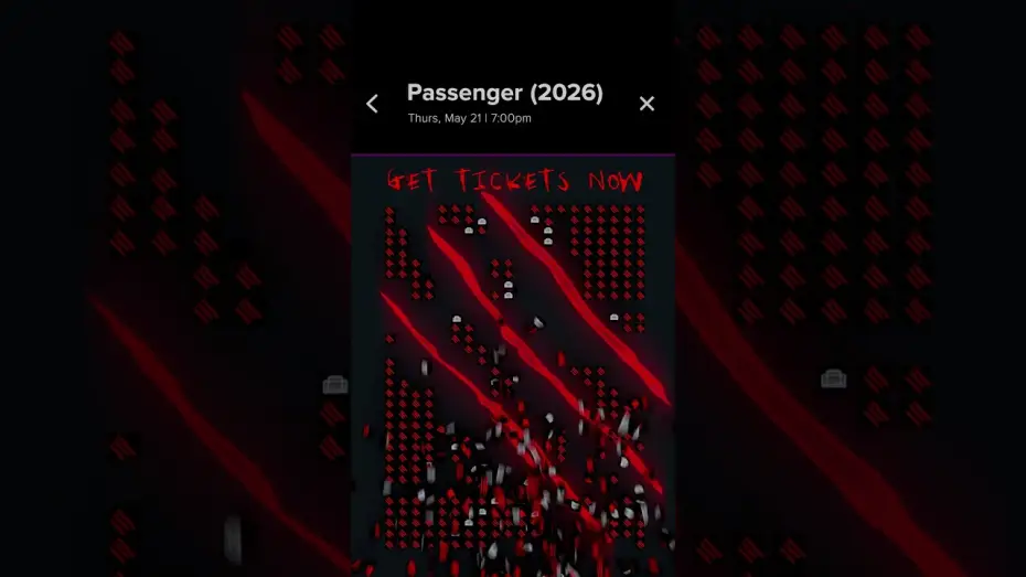 Відео до фільму Passenger | GET /// TICKETS ⍉ NOW 𖨆. Before it's too late.