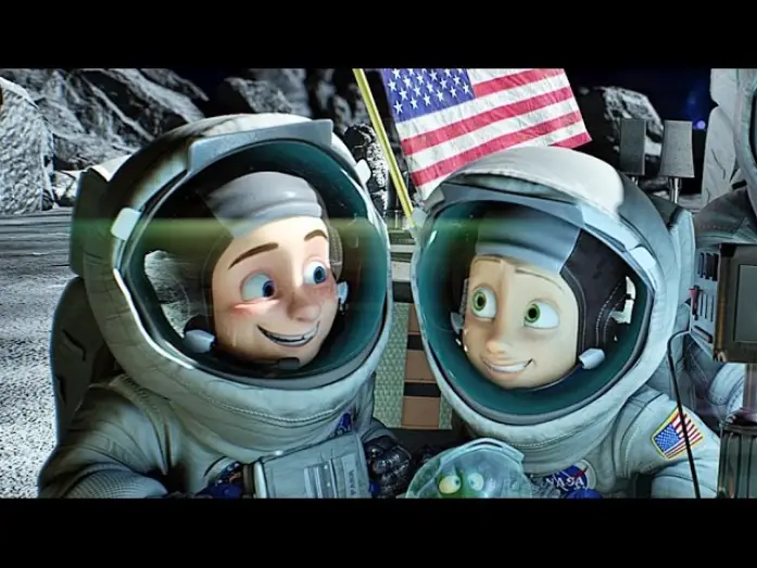Відео до фільму Космічна місія — EINMAL MOND UND ZURÜCK | Trailer [HD]