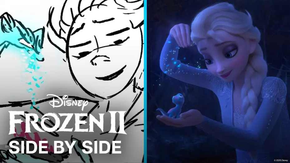 Відео до фільму Крижане серце 2 — Side by Side | Elsa & Bruni | Storyboard vs Film