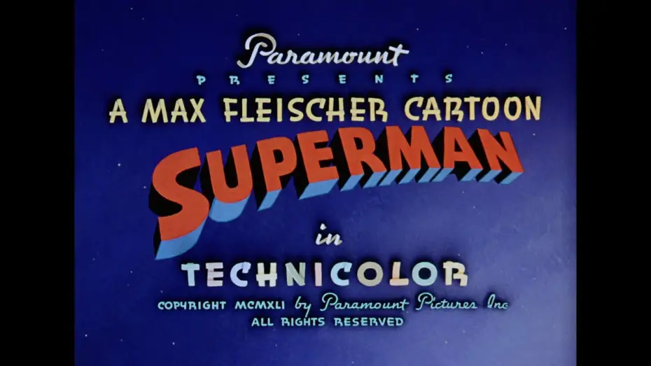 Відео до фільму Супермен — Max Fleischer's Superman (1941; HD)