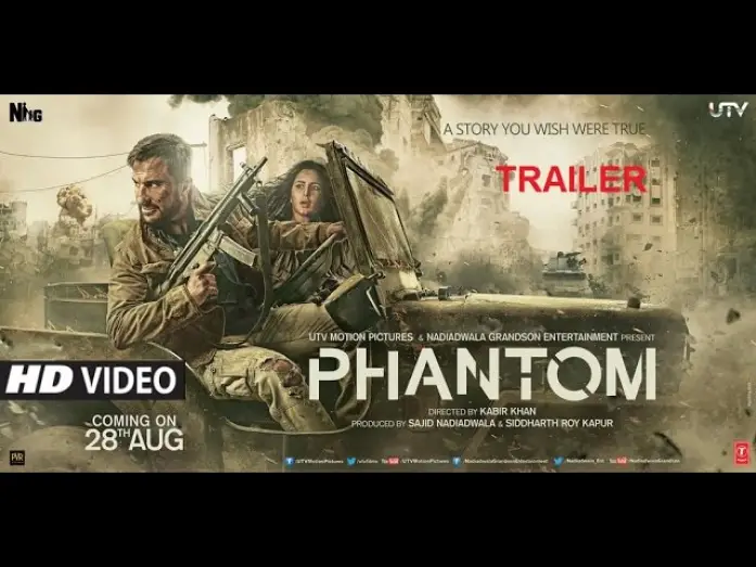 Відео до фільму Phantom — Phantom (2015) Official Trailer  Saif Ali Khan,Katrina Kaif,Rajesh Tailang Is Raw Agent Alok