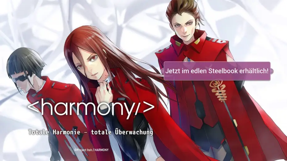 Відео до фільму Гармонія — Project Itoh – Harmony (Anime-Trailer)