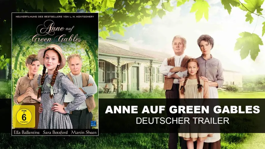 Відео до фільму Anne of Green Gables — Anne auf Green Gables (Deutscher Trailer) | Martin Sheen | HD | KSM