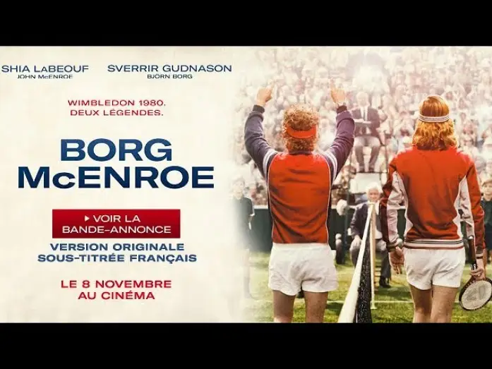 Відео до фільму Борг проти Макінроя — Borg/McEnroe - Bande-annonce VOSTF