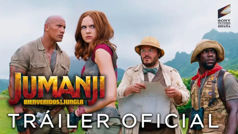 Відео до фільму Джуманджі: Поклик джунглів | JUMANJI: BIENVENIDOS A LA JUNGLA. Tr&aacute;iler oficial HD en espa&ntilde;ol. Ya en cines.