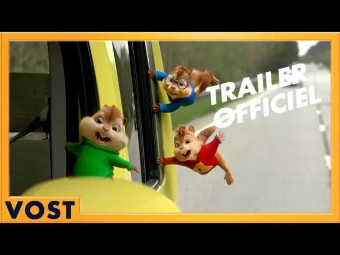 Відео до фільму Елвін та бурундуки: Бурундомандри — Alvin et Les Chipmunks - Bande Annonce 2 VOST