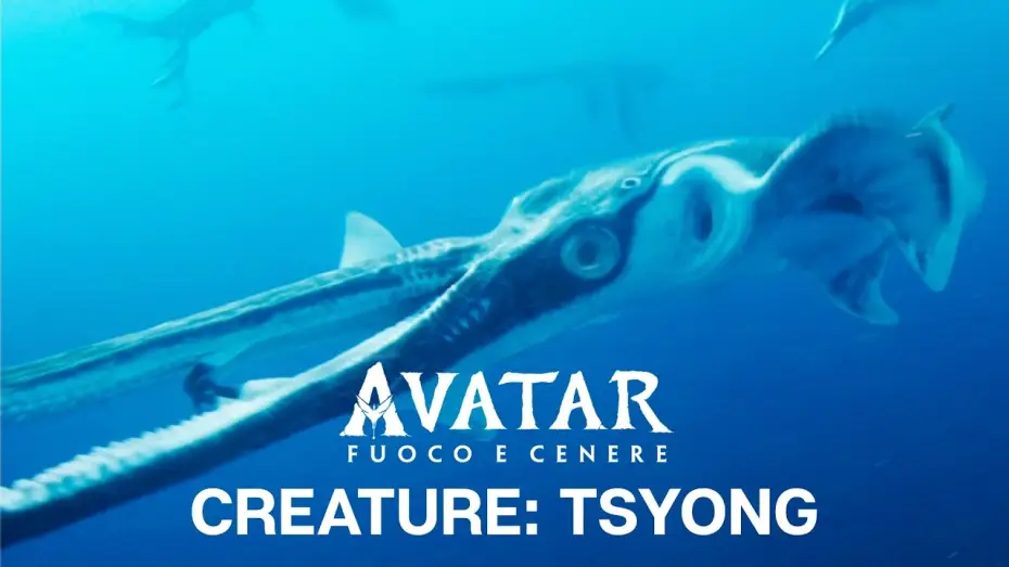Відео до фільму Аватар 3 | Avatar: Fuoco e Cenere | Dietro Le Quinte | Creature: Tsyong