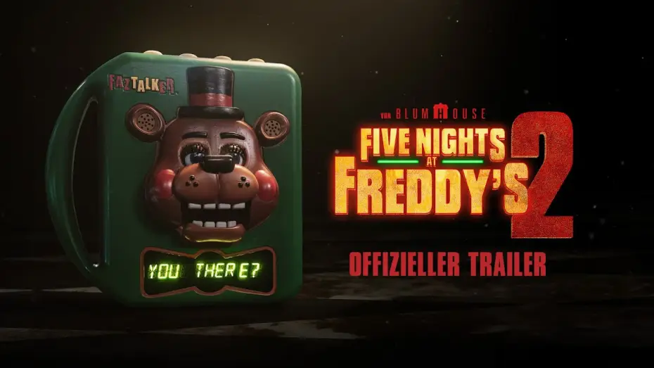 Відео до фільму П'ять ночей у Фредді 2 | Offizieller Trailer
