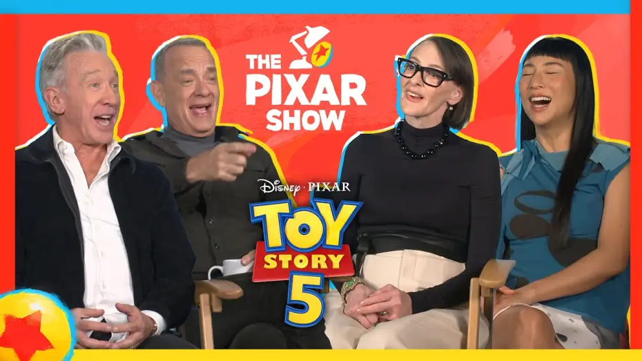 Відео до фільму Історія іграшок 5 — Toy Story 5 Cast at Pixar! | The Pixar Show TS5 Special Edition