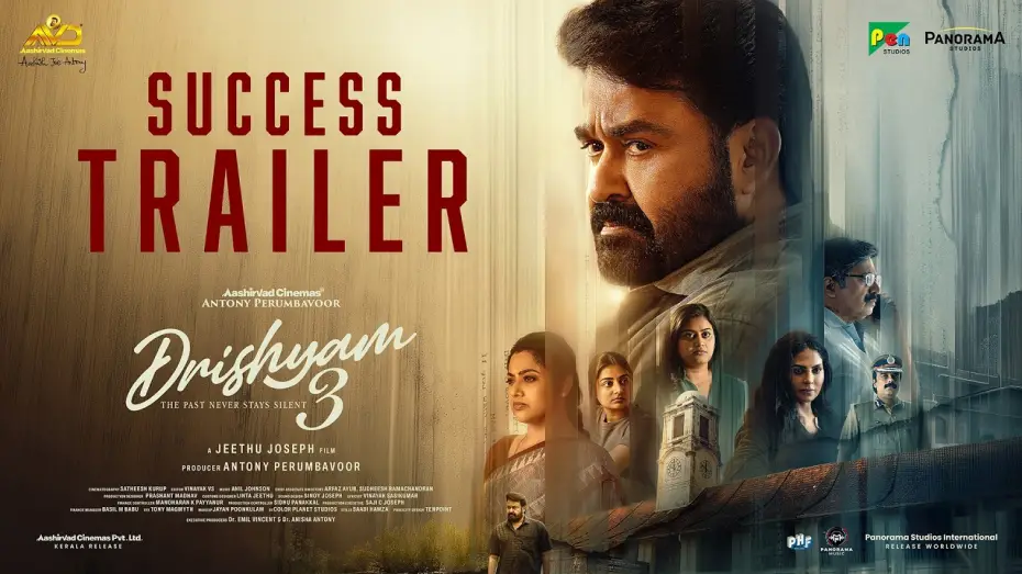 Відео до фільму ദൃശ്യം 3 | Drishyam 3 - Success Trailer | Mohanlal | Jeethu Joseph | Meena | Running Successfully